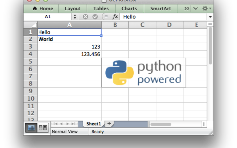 XlsxWriter：用Python创建操作Excel xlsx文件