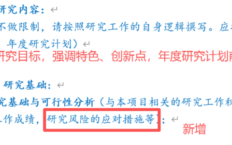 2026版面上项目申请书填报说明-2026面上项目正文模版